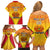 Custom Papua New Guinea Rugby Family Matching Off Shoulder Short Dress and Hawaiian Shirt 2023 Pacific Championships The Kumuls LT05 - Polynesian Pride