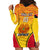 Custom Papua New Guinea Rugby Hoodie Dress 2023 Pacific Championships The Kumuls LT05 - Polynesian Pride