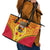 Papua New Guinea Rugby Leather Tote Bag 2023 Pacific Championships The Kumuls LT05 - Polynesian Pride