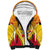 Custom Papua New Guinea Rugby Sherpa Hoodie 2023 Pacific Championships The Kumuls LT05 Unisex Yellow - Polynesian Pride