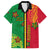 Personalised Vanuatu Happy Unity Day Family Matching Long Sleeve Bodycon Dress and Hawaiian Shirt Polynesian Plumeria LT05 Dad's Shirt - Short Sleeve Red - Polynesian Pride