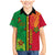 Personalised Vanuatu Happy Unity Day Family Matching Mermaid Dress and Hawaiian Shirt Polynesian Plumeria LT05 Son's Shirt Red - Polynesian Pride