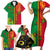 Personalised Vanuatu Happy Unity Day Family Matching Short Sleeve Bodycon Dress and Hawaiian Shirt Polynesian Plumeria LT05 - Polynesian Pride