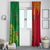 Vanuatu Happy Unity Day Window Curtain Polynesian Plumeria LT05 - Polynesian Pride