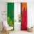 Vanuatu Happy Unity Day Window Curtain Polynesian Plumeria LT05 - Polynesian Pride