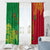 Vanuatu Happy Unity Day Window Curtain Polynesian Plumeria LT05 - Polynesian Pride