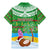 Personalised Cook Islands Christmas Family Matching Mermaid Dress and Hawaiian Shirt Coconut Santa Beach Style LT05 - Polynesian Pride