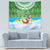 Cook Islands Christmas Tapestry Coconut Santa Beach Style LT05 - Polynesian Pride