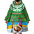 Personalised Cook Islands Christmas Wearable Blanket Hoodie Coconut Santa Beach Style LT05 - Polynesian Pride