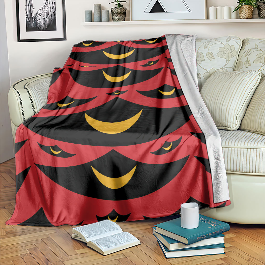 Hawaii Ahu Ula Inspired Blanket Red Version