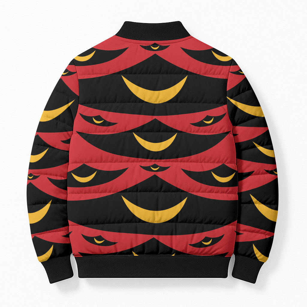Hawaii Ahu Ula Inspired Bomber Puffer Jacket Red Version LT05 - Polynesian Pride