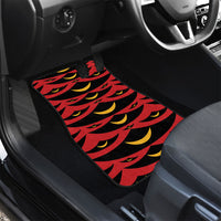Hawaii Ahu Ula Inspired Car Mats Red Version
