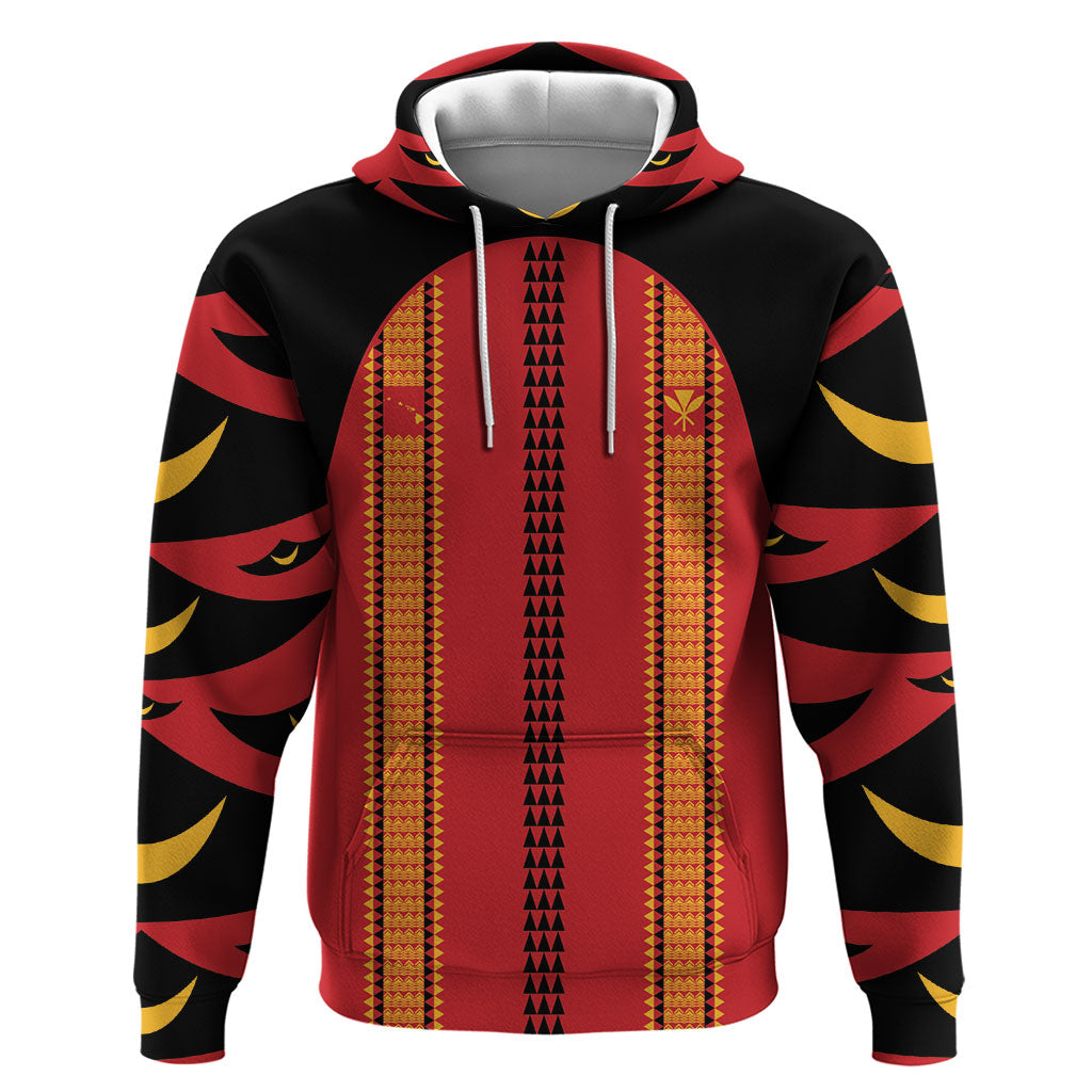Hawaii Ahu Ula Inspired Hoodie Red Version