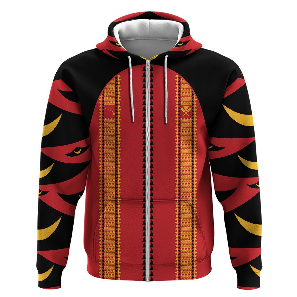 Hawaii Ahu Ula Inspired Hoodie Red Version