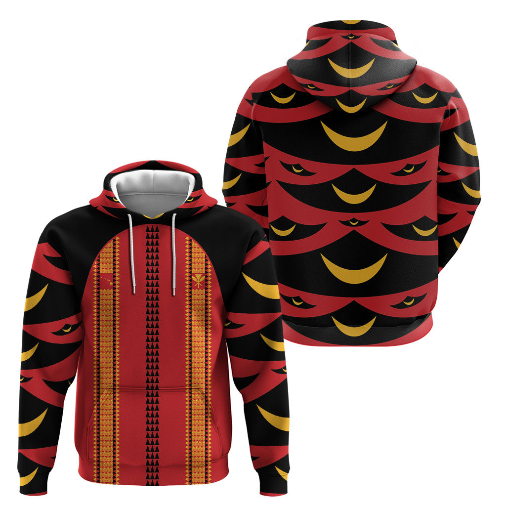 Hawaii Ahu Ula Inspired Hoodie Red Version
