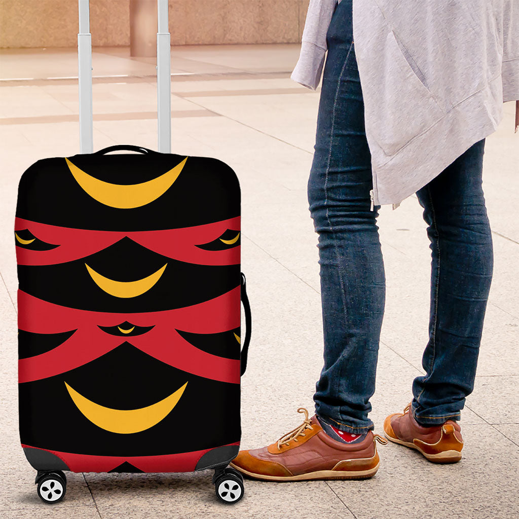 Hawaii Ahu Ula Inspired Luggage Cover Red Version LT05 Red - Polynesian Pride