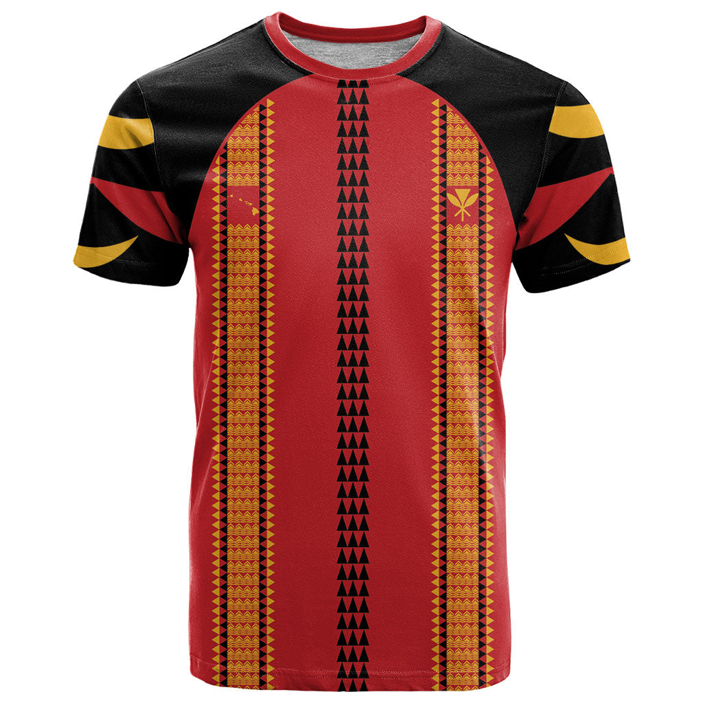 Hawaii Ahu Ula Inspired T Shirt Red Version