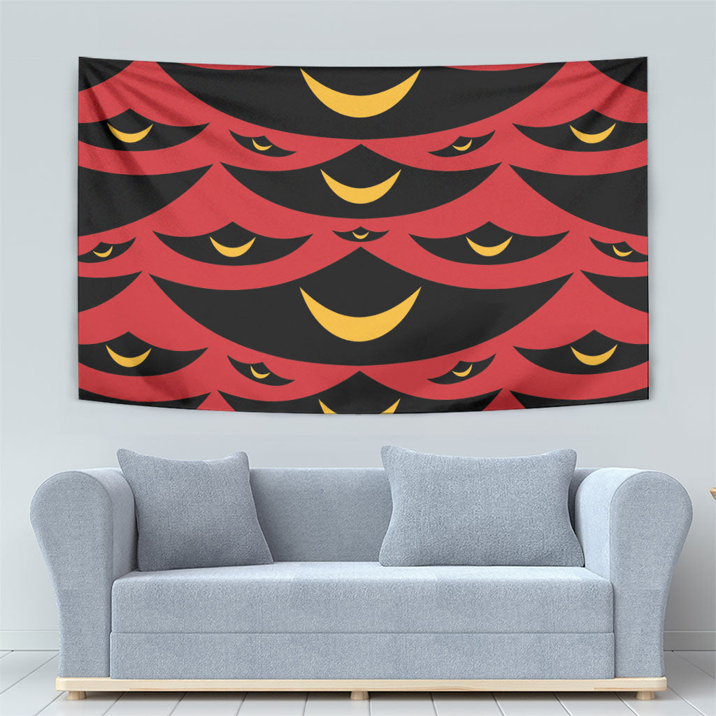 Hawaii Ahu Ula Inspired Tapestry Red Version LT05 - Polynesian Pride