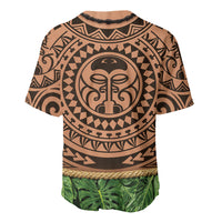 Hawaii Warrior Tattoo Inspired Baseball Jersey Tropical Leaf Skirt Costume