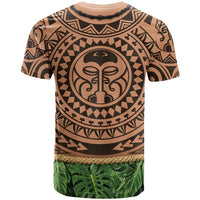Hawaii Warrior Tattoo Inspired T Shirt Tropical Leaf Skirt Costume LT05 - Polynesian Pride