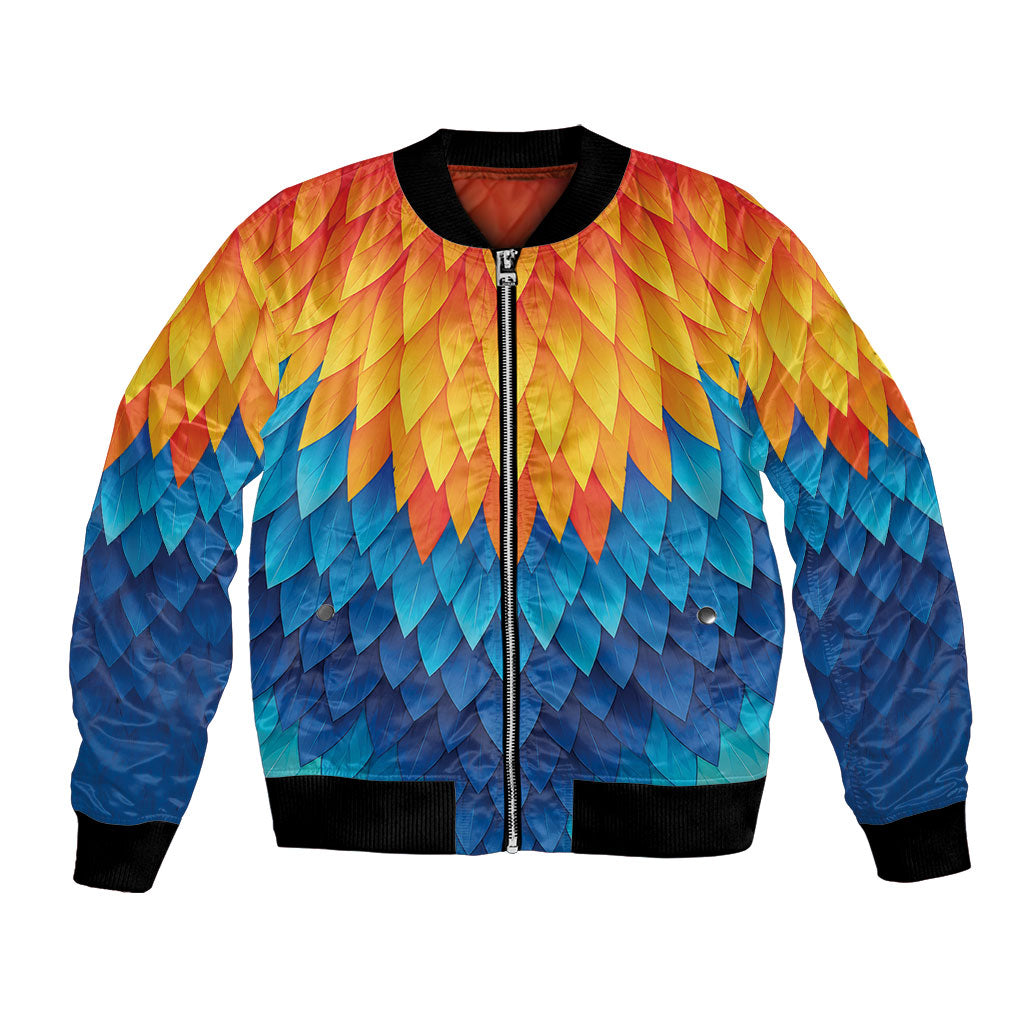 Polynesia Colorful Rooster Costume Bomber Jacket
