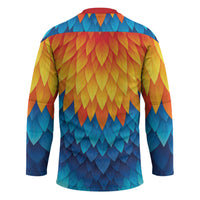 Polynesia Colorful Rooster Costume Hockey Jersey LT05 - Polynesian Pride