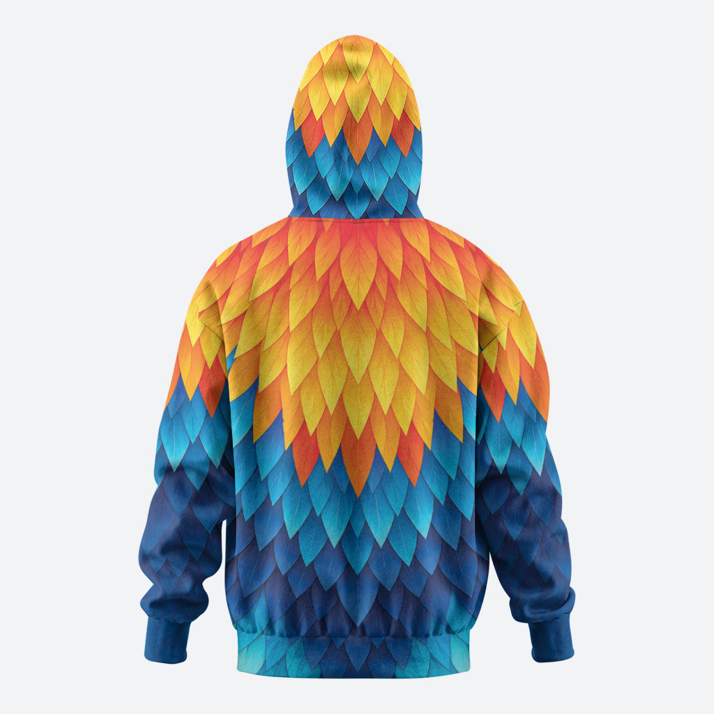 Polynesia Colorful Rooster Costume Hoodie LT05 - Polynesian Pride