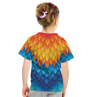 Polynesia Colorful Rooster Costume Kid T Shirt LT05 - Polynesian Pride