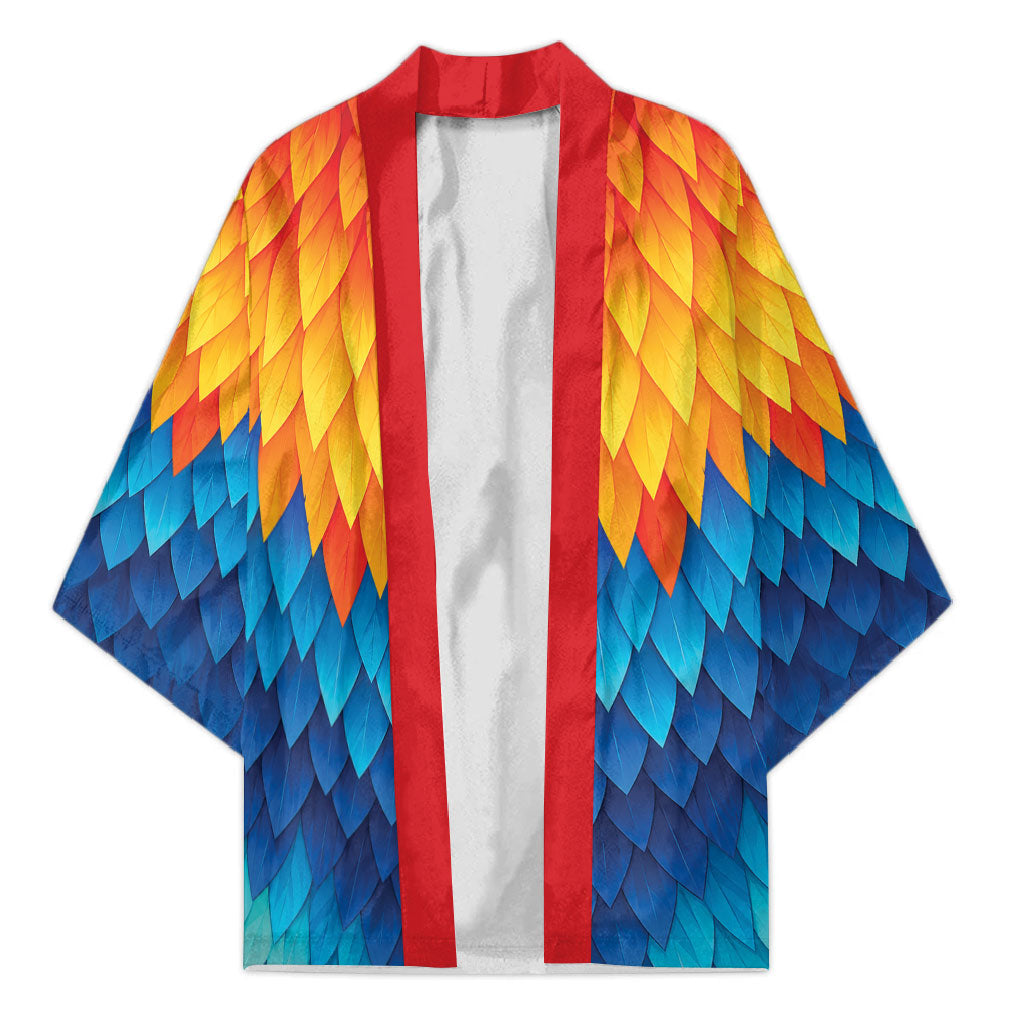 Polynesia Colorful Rooster Costume Kimono LT05 Unisex Multicolor - Polynesian Pride