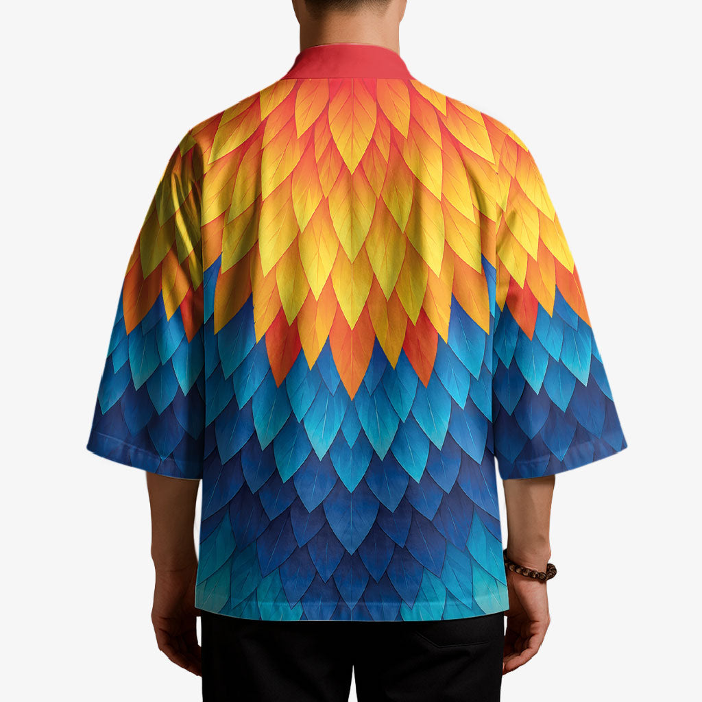 Polynesia Colorful Rooster Costume Kimono LT05 - Polynesian Pride