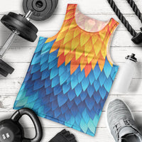 Polynesia Colorful Rooster Costume Men Tank Top