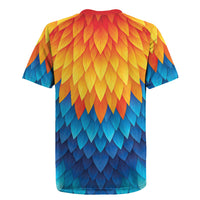Polynesia Colorful Rooster Costume Rugby Jersey LT05 - Polynesian Pride