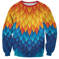 Polynesia Colorful Rooster Costume Sweatshirt