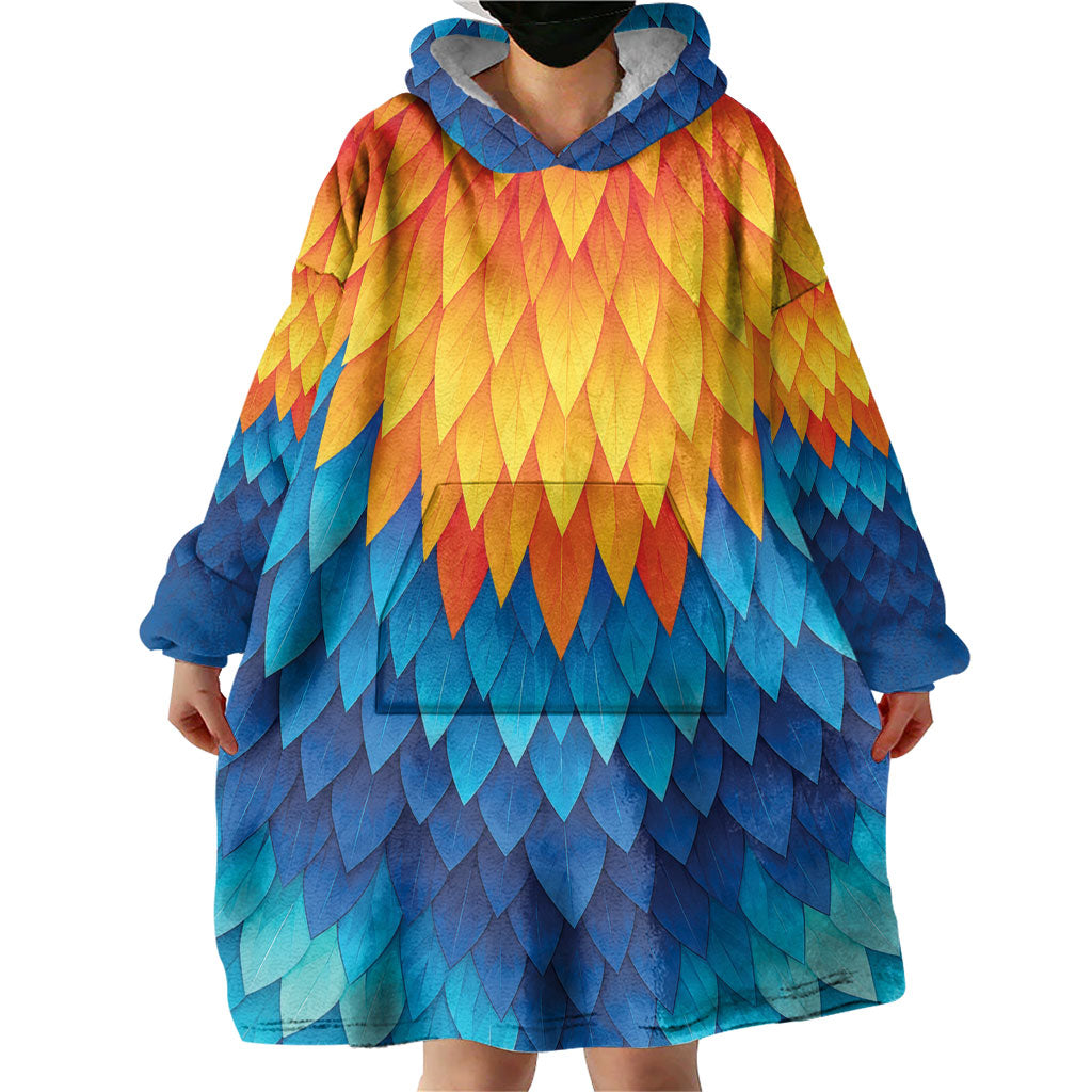 Polynesia Colorful Rooster Costume Wearable Blanket Hoodie LT05 - Polynesian Pride