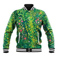 Polynesian Enchanted Mother Nature Costume Baseball Jacket LT05 Unisex Green - Polynesian Pride