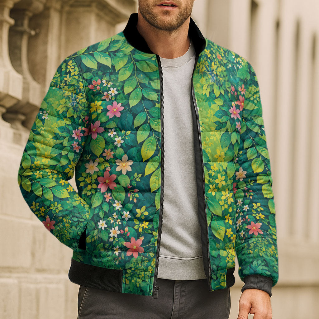 Polynesian Enchanted Mother Nature Costume Bomber Puffer Jacket LT05 - Polynesian Pride