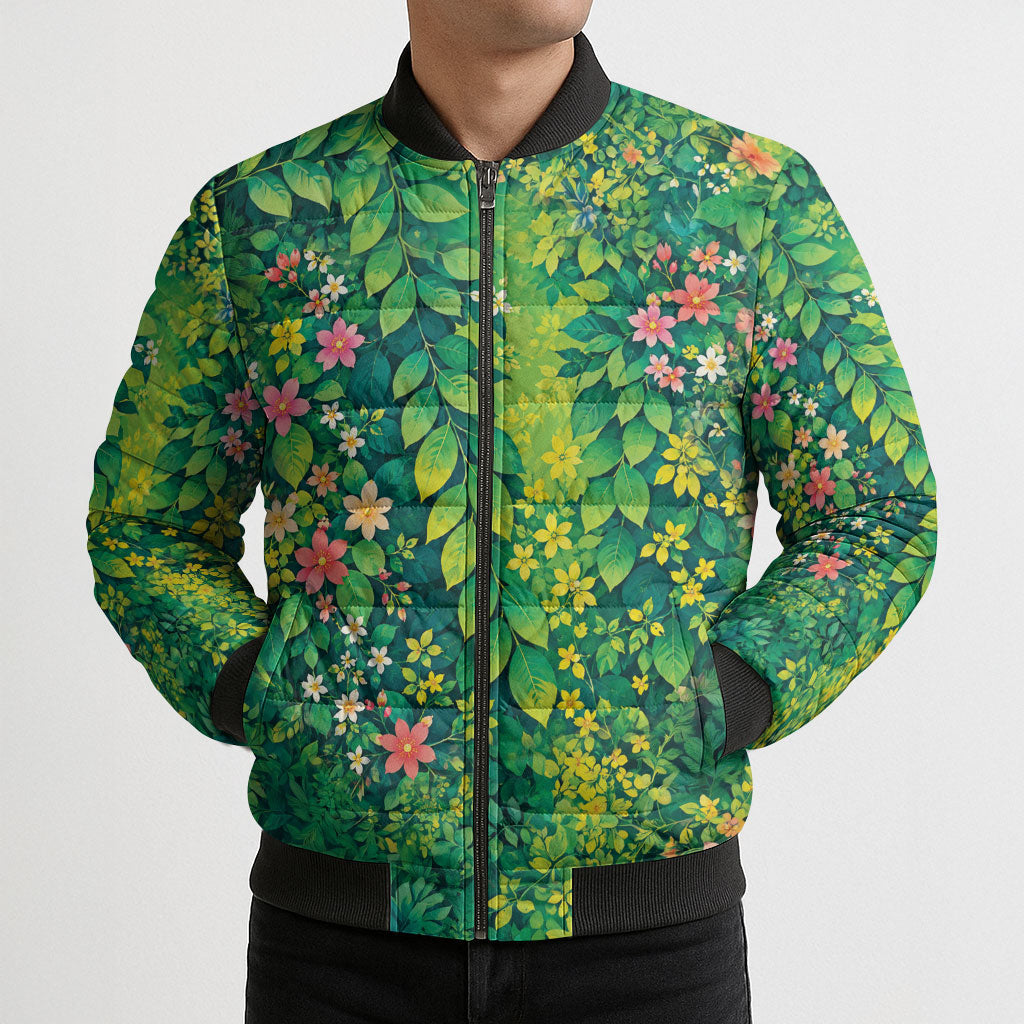 Polynesian Enchanted Mother Nature Costume Bomber Puffer Jacket LT05 - Polynesian Pride