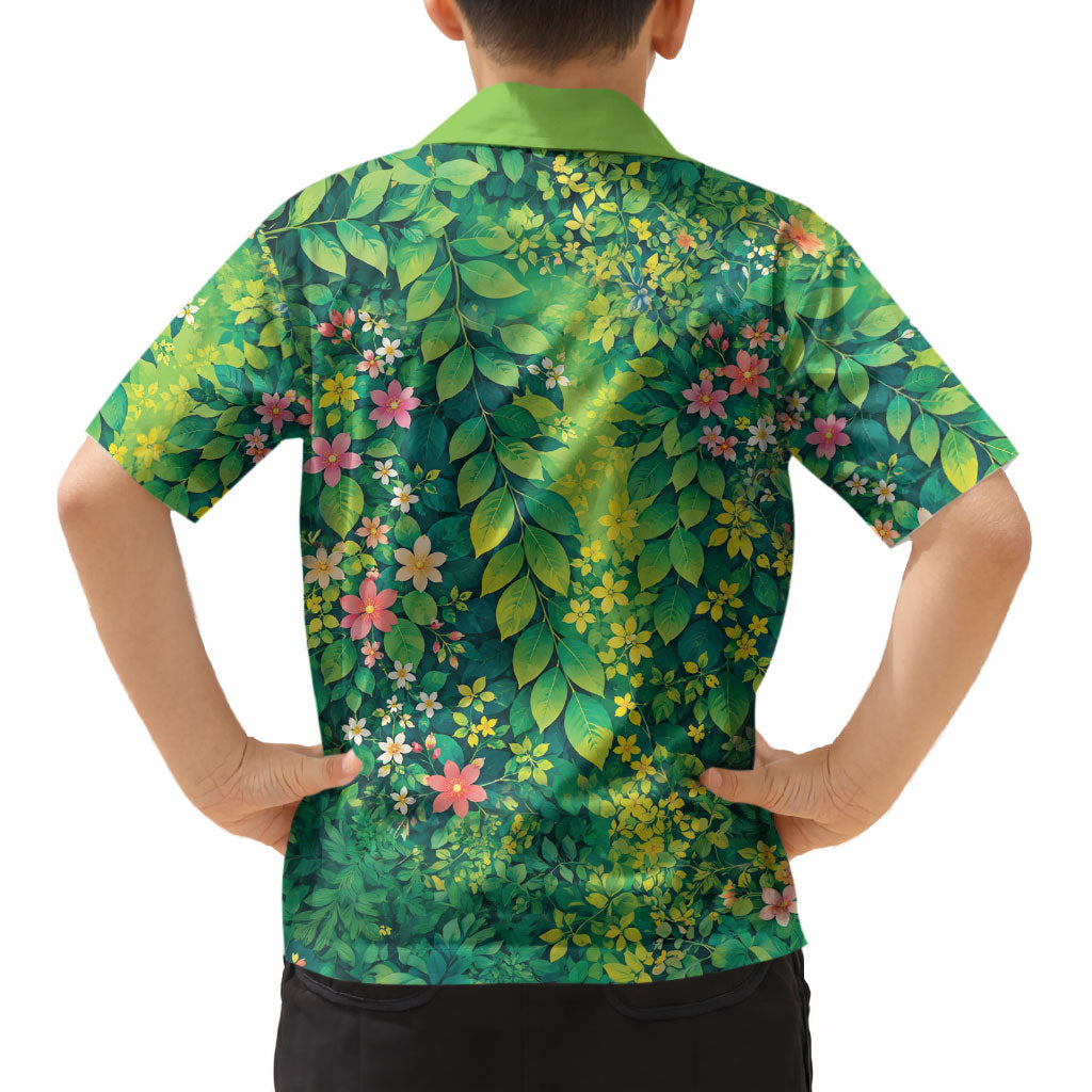 Polynesian Enchanted Mother Nature Costume Kid Hawaiian Shirt LT05 - Polynesian Pride