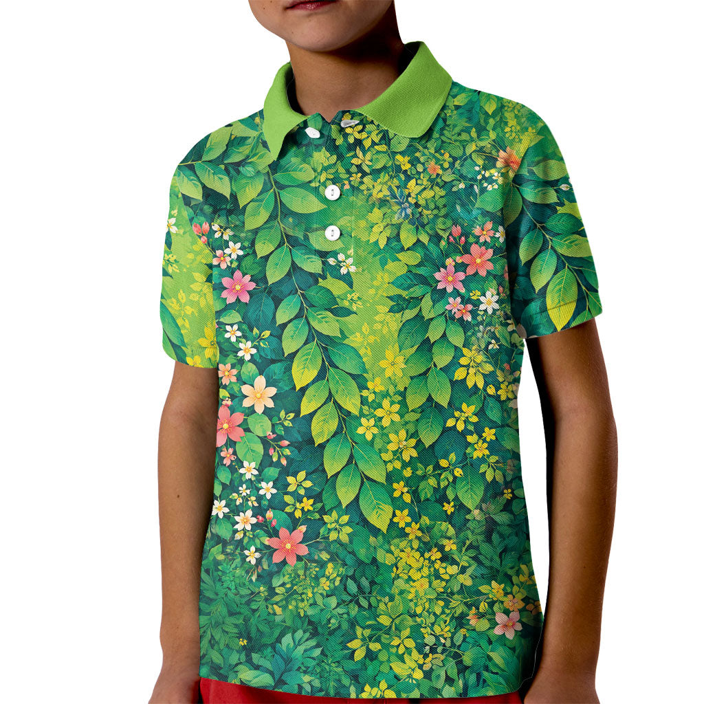 Polynesian Enchanted Mother Nature Costume Kid Polo Shirt