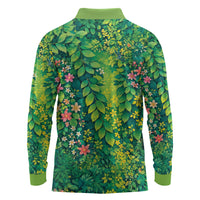 Polynesian Enchanted Mother Nature Costume Long Sleeve Polo Shirt LT05 - Polynesian Pride
