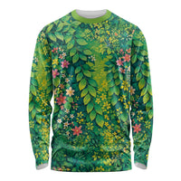 Polynesian Enchanted Mother Nature Costume Long Sleeve Shirt LT05 Unisex Green - Polynesian Pride