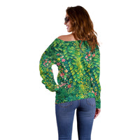 Polynesian Enchanted Mother Nature Costume Off Shoulder Sweater LT05 - Polynesian Pride