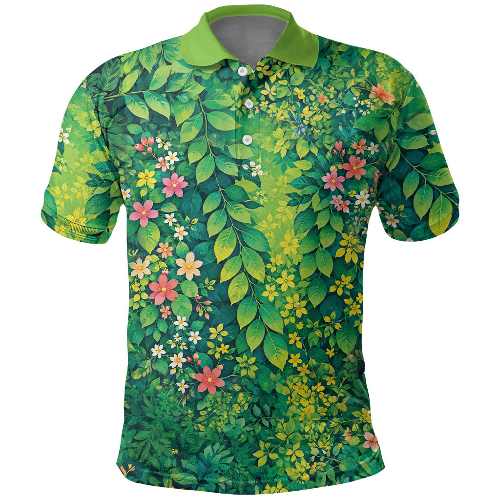Polynesian Enchanted Mother Nature Costume Polo Shirt