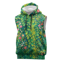 Polynesian Enchanted Mother Nature Costume Sleeveless Hoodie LT05 Green - Polynesian Pride