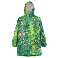 Polynesian Enchanted Mother Nature Costume Wearable Blanket Hoodie LT05 One Size Green - Polynesian Pride