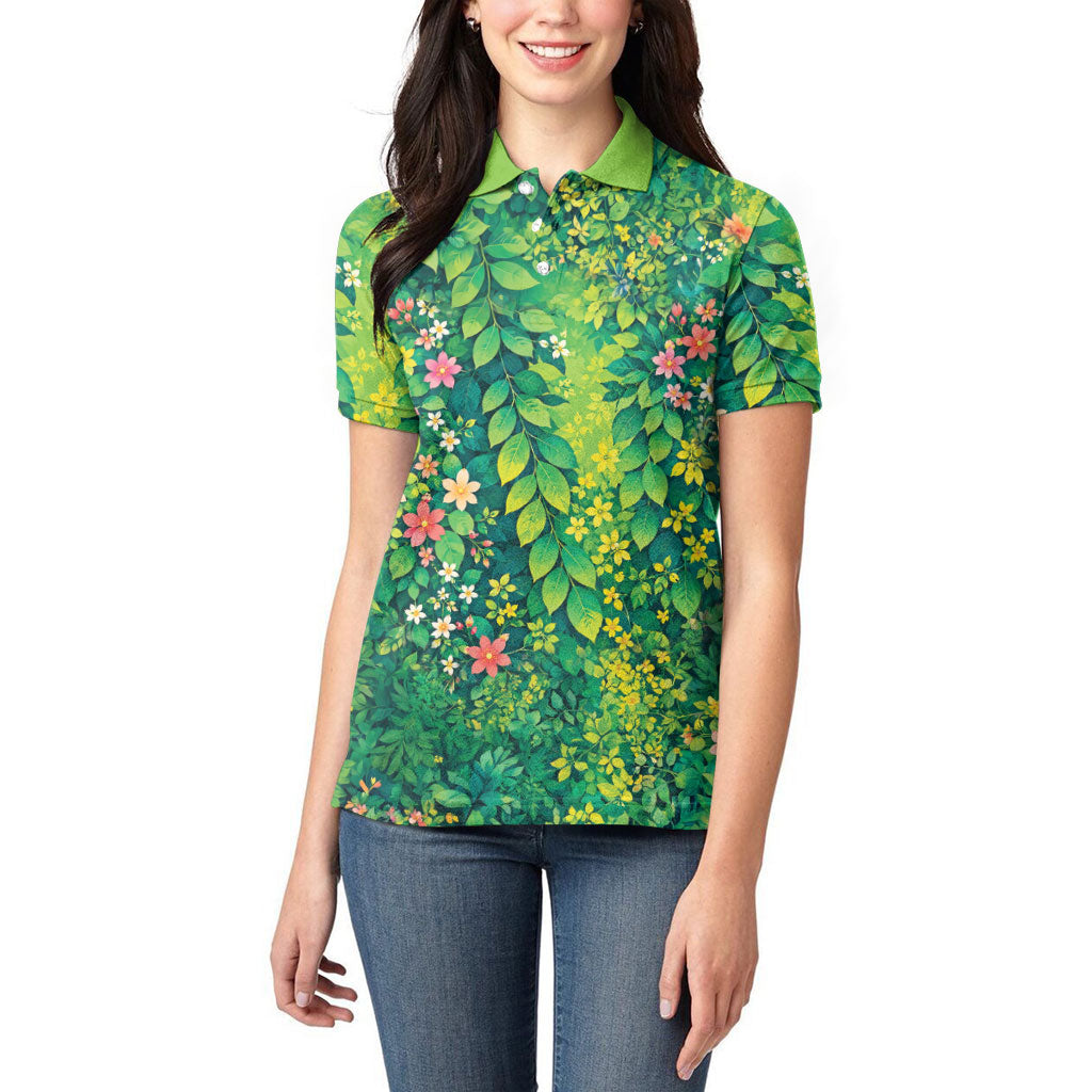 Polynesian Enchanted Mother Nature Costume Women Polo Shirt LT05 - Polynesian Pride