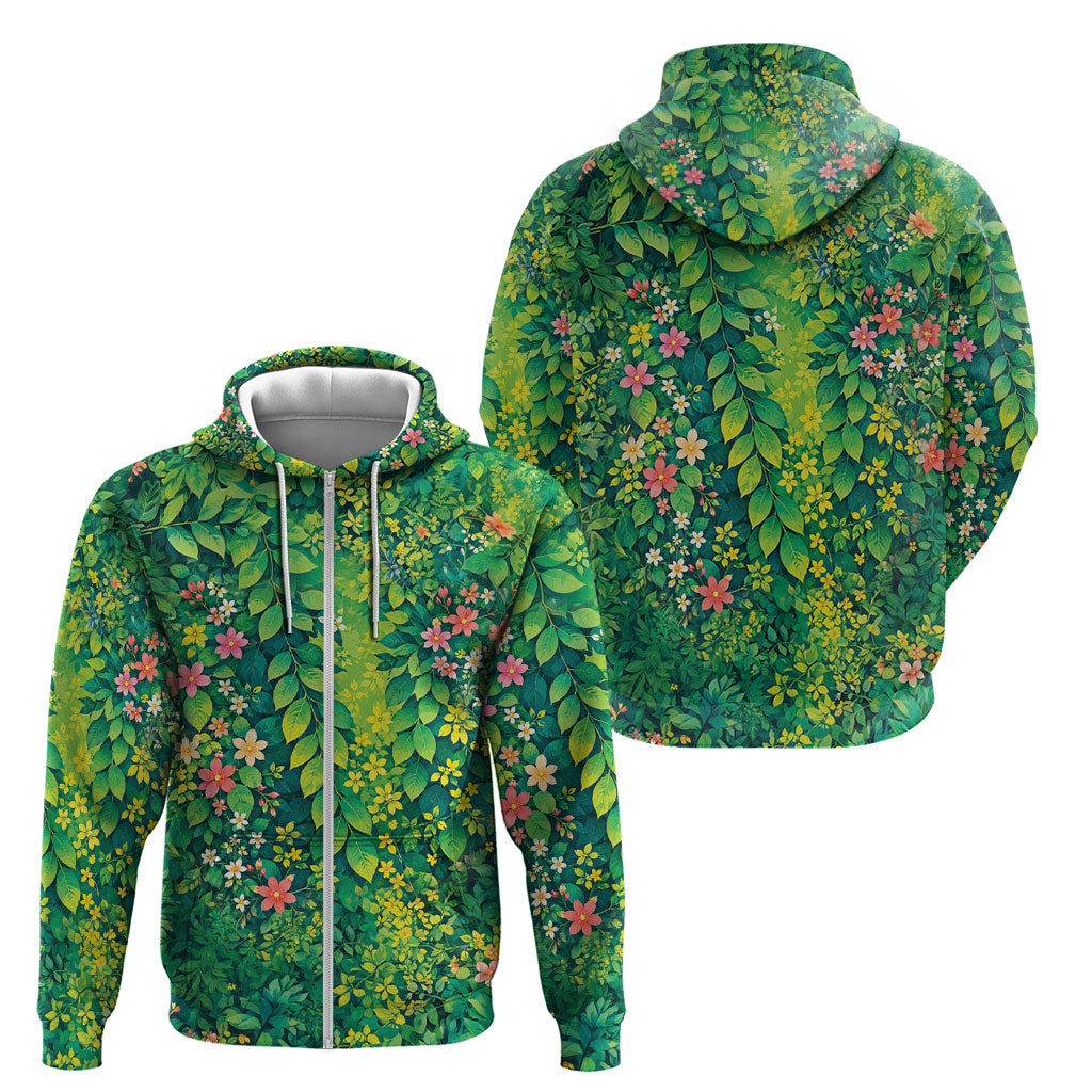 Polynesian Enchanted Mother Nature Costume Zip Hoodie LT05 - Polynesian Pride