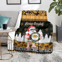 Custom Hawaii James Campbell High School Christmas Blanket Tropical Santa Claus LT05 - Polynesian Pride