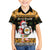 Custom Hawaii James Campbell High School Christmas Family Matching Puletasi Dress and Hawaiian Shirt Tropical Santa Claus LT05 Son's Shirt Black - Polynesian Pride