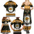 Custom Hawaii James Campbell High School Christmas Family Matching Summer Maxi Dress and Hawaiian Shirt Tropical Santa Claus LT05 - Polynesian Pride